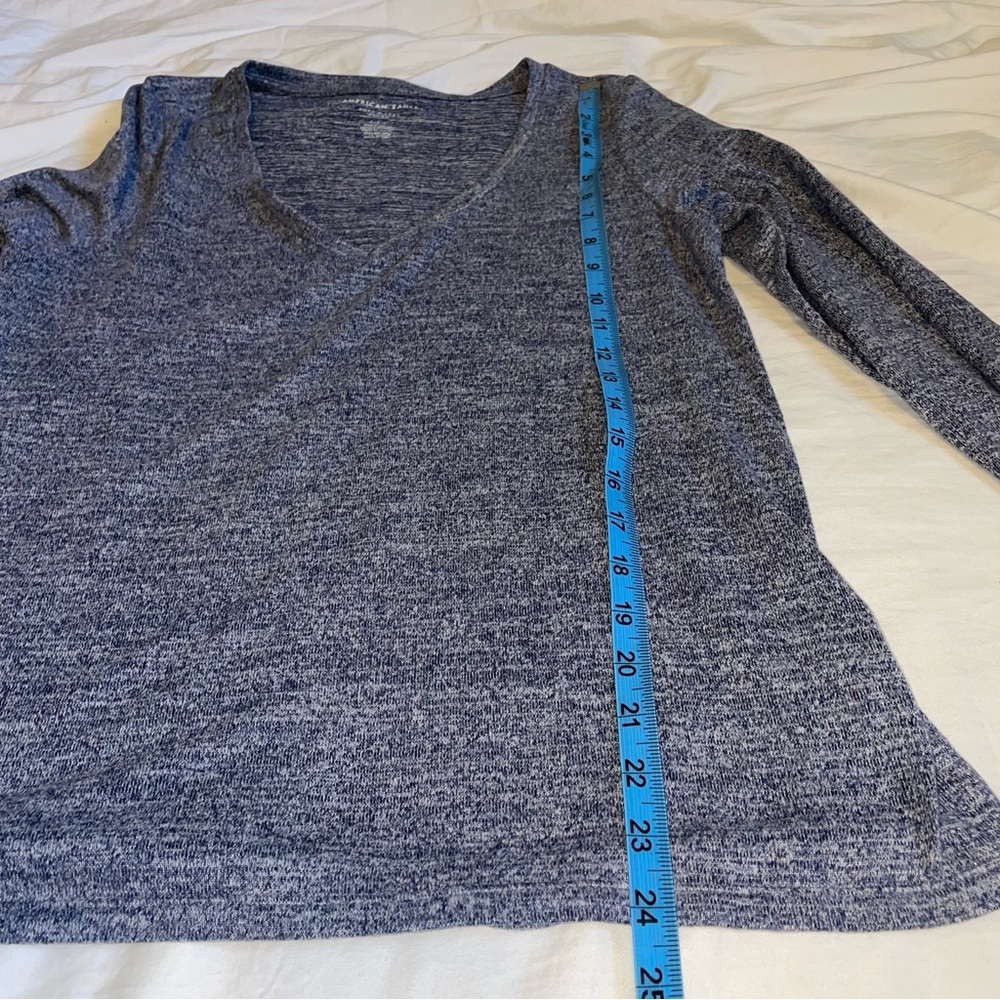 AE Soft & Sexy Plush V-Neck Long Sleeve Tee - Picture 7 of 7